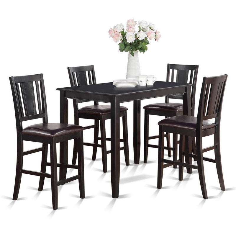 5  Pc  Counter  height  Table  set-counter  height  Table  and  4  Kitchen  counter  Chairs