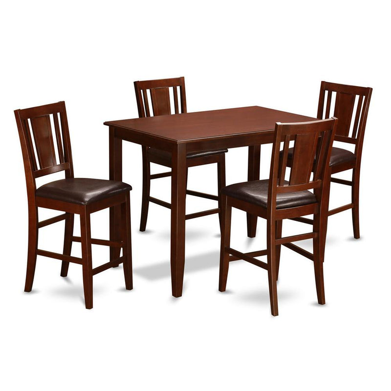 5  Pc  Counter  height  Table  set-counter  height  Table  and  4  Stools