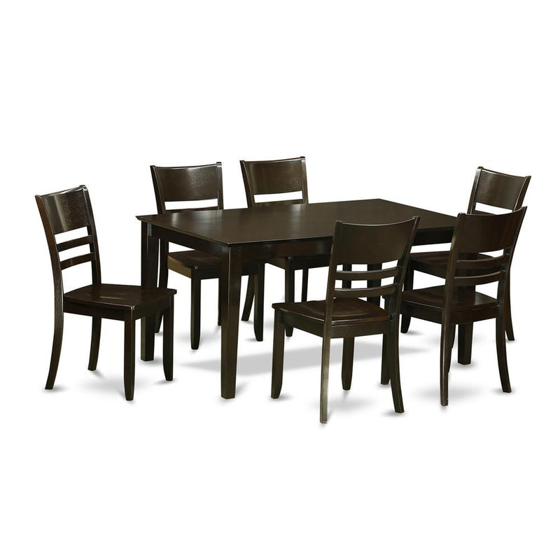 7  Pc  Dining  room  set  for  6-Dining  Table  and  6  Chairs