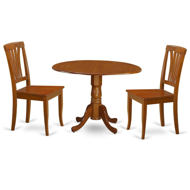 3  PC  small  Kitchen  Table  and  Chairs  set-Kitchen  Dining  nook  and  2  Dining  Chairs