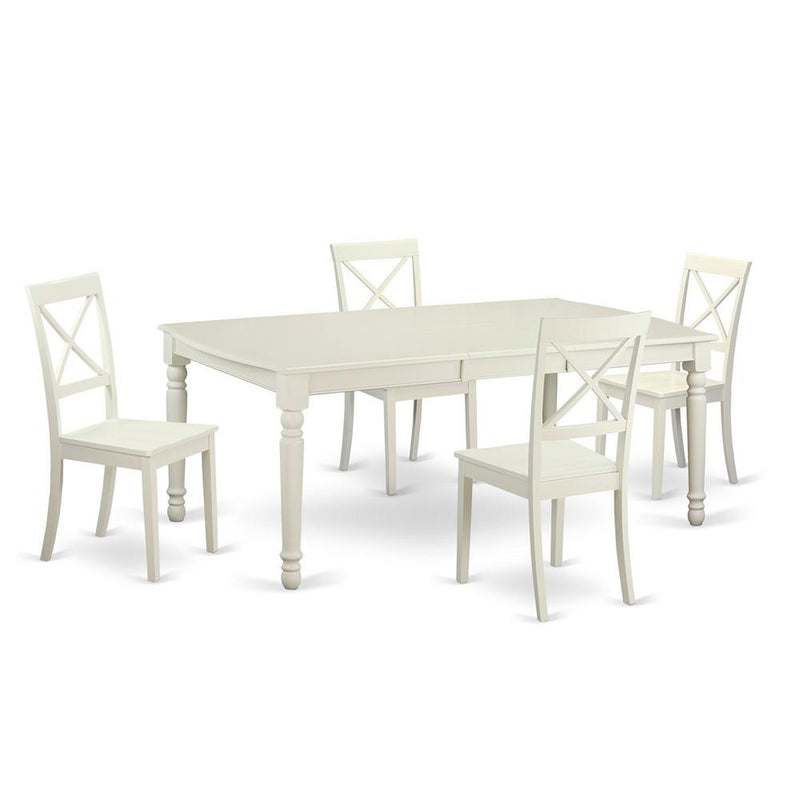 5  Pc  dinette  set  -Kitchen  Table  and  4  Dining  Chairs