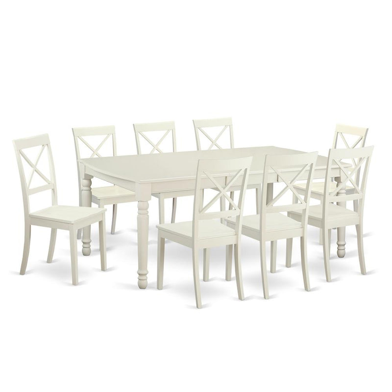 9  PC  dinette  Table  set  for  8-  Dining  Table  and  8  Dining  Chairs