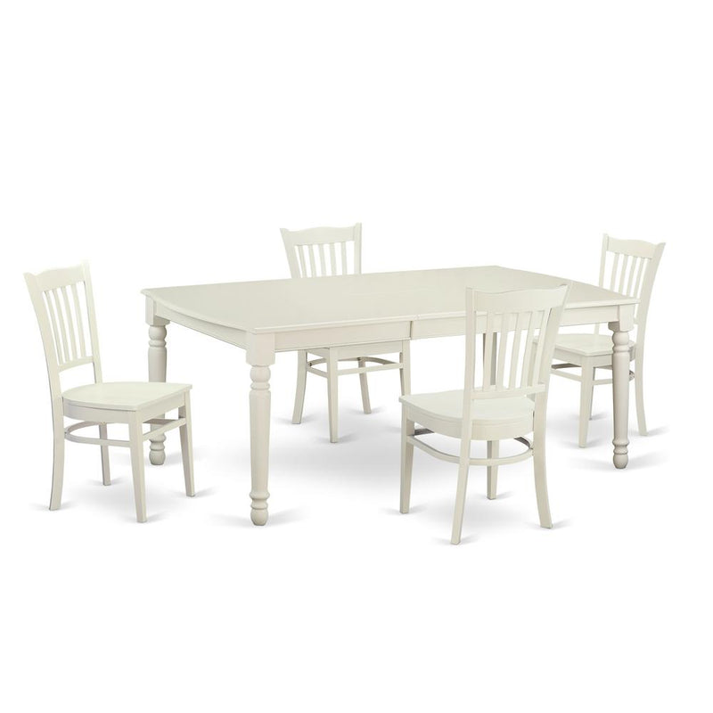 5  PC  small  Kitchen  Table  set  for  4-Dining  Table  and  4  dinette  Chairs