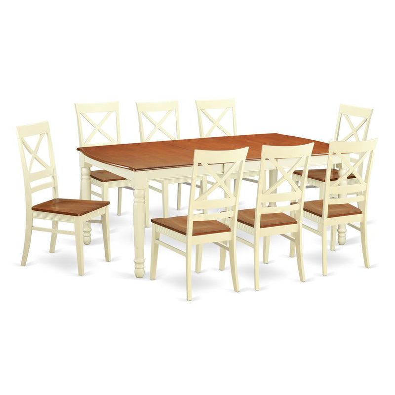 9  Pc  Dining  room  set  -Table  and  8  Dining  Chairs