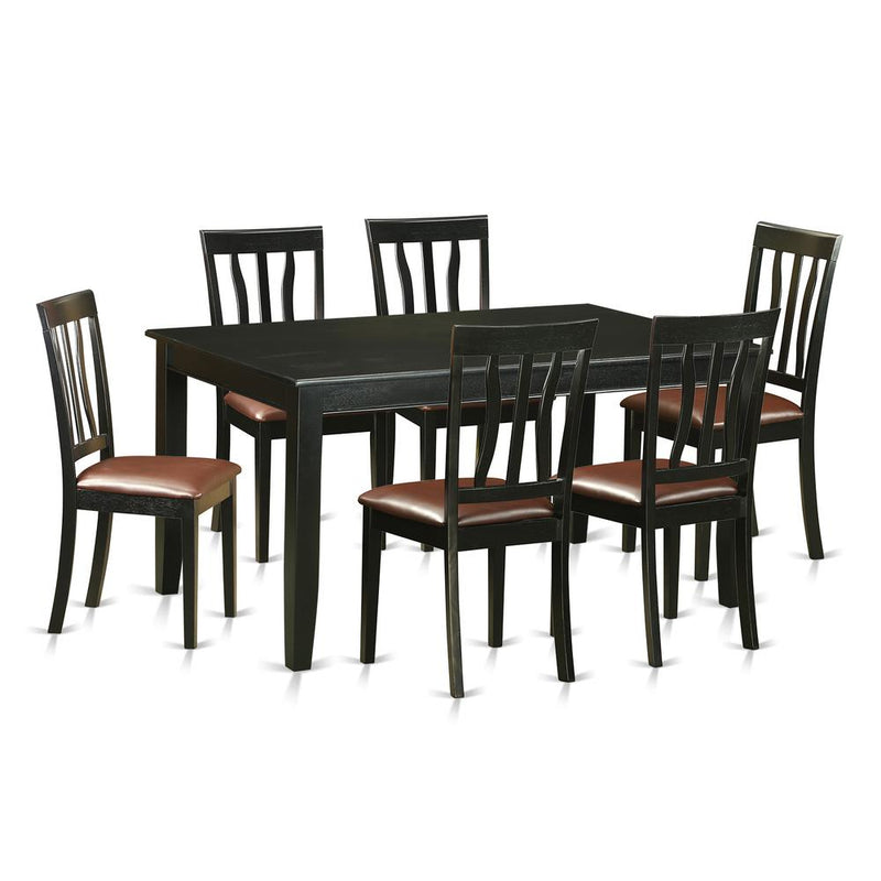 7  Pcs  Dining  room  sets  -Table  and  6  dinette  Chairs