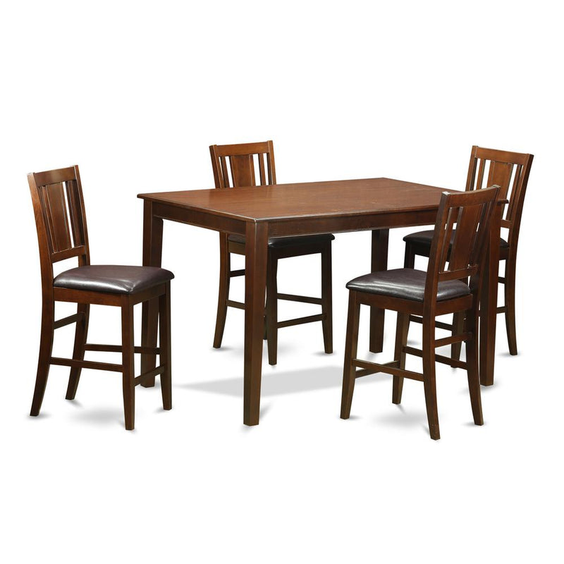 5  Pc  pub  Table  set-  gathering  Table  and  4  Kitchen  bar  stool.