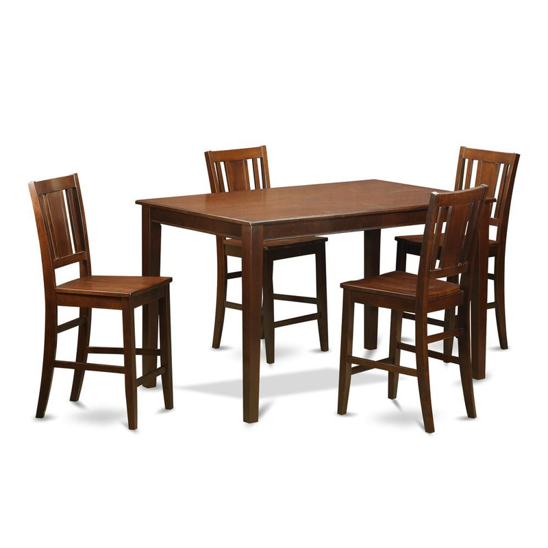 5  Pc  Counter  height  Table  set-  pub  Table  and  4  counter  height  chair.