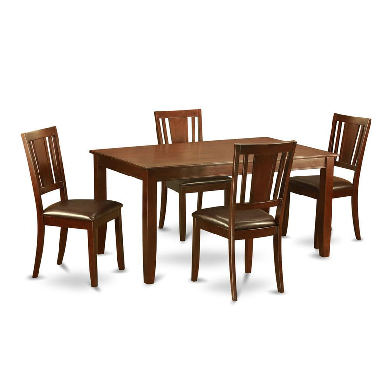 5  PC  formal  Dining  room  set-Table  and  4  Chairs  for  Dining  room