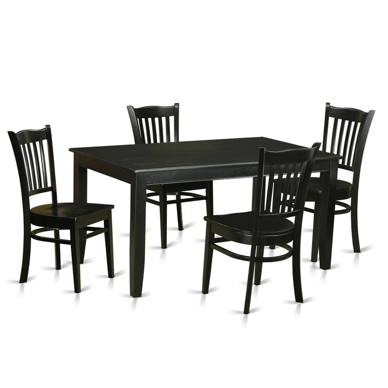 5  Pc  Dining  room  set  -  Dinette  Table  and  4  Kitchen  Dining  Chairs