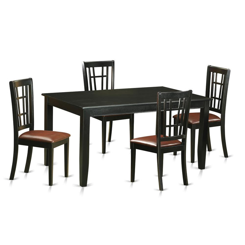 5  PcTable  and  chair  set  for  4-Table  and  4  Chairs