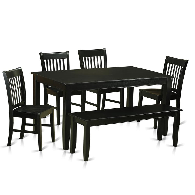 6  PC  Dining  room  set-  Dining  Table  and  4  Dining  Chairs  and  also  Bench