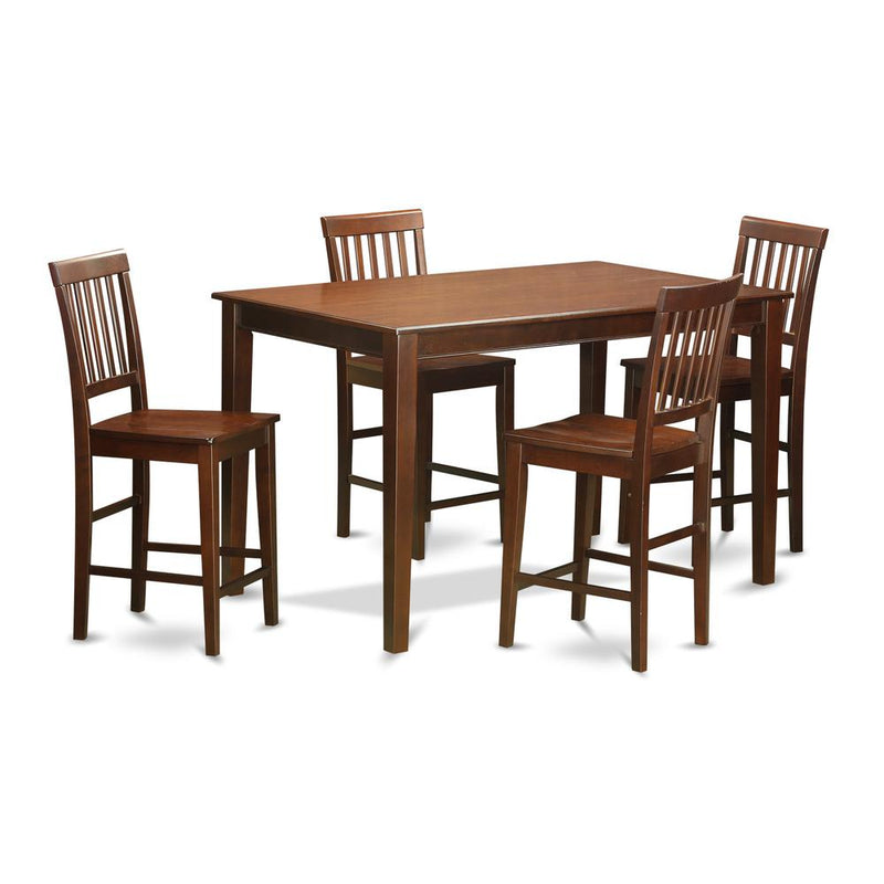 5  Pc  Counter  height  Table  set-  pub  Table  and  4  counter  height  Chairs.