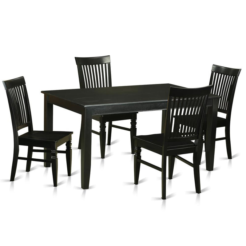 5  PC  dinette  Table  set  for  4-Kitchen  Table  and  4  Dining  Chairs