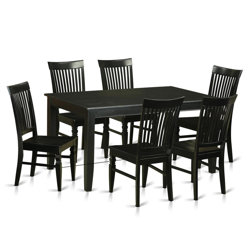 7  Pcs  Dining  room  sets  -Small  Kitchen  Table  and  6  Dining  Chairs