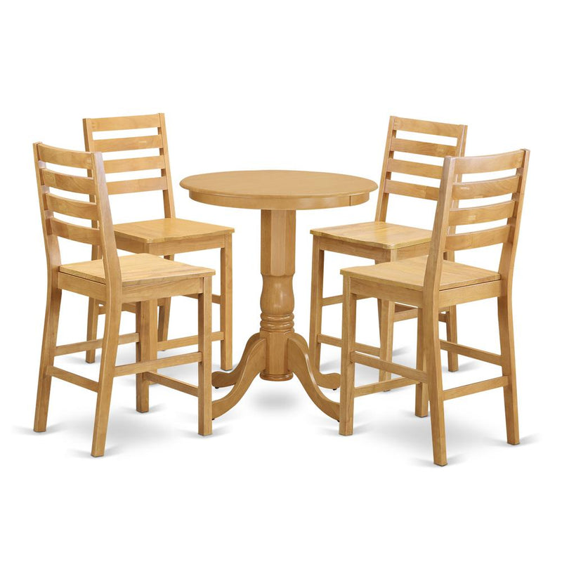 5  Pc  counter  height  Dining  room  set-pub  Table  and  4  Kitchen  Dining  Chairs.