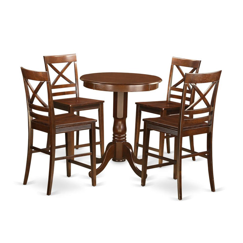 5  Pc  counter  height  Dining  set-pub  Table  and  4  Dining  Chairs.