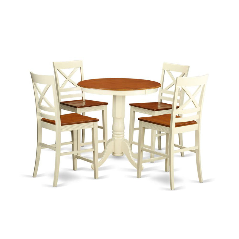 5  Pc  pub  Table  set-pub  Table  and  4  counter  height  Chairs