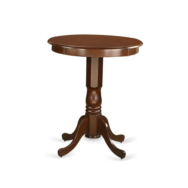 Eden  round  counter  height  table  finished  in  mahogany