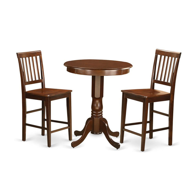 3  PC  counter  height  Table  and  chair  set-pub  Table  and  2  counter  height  Chairs