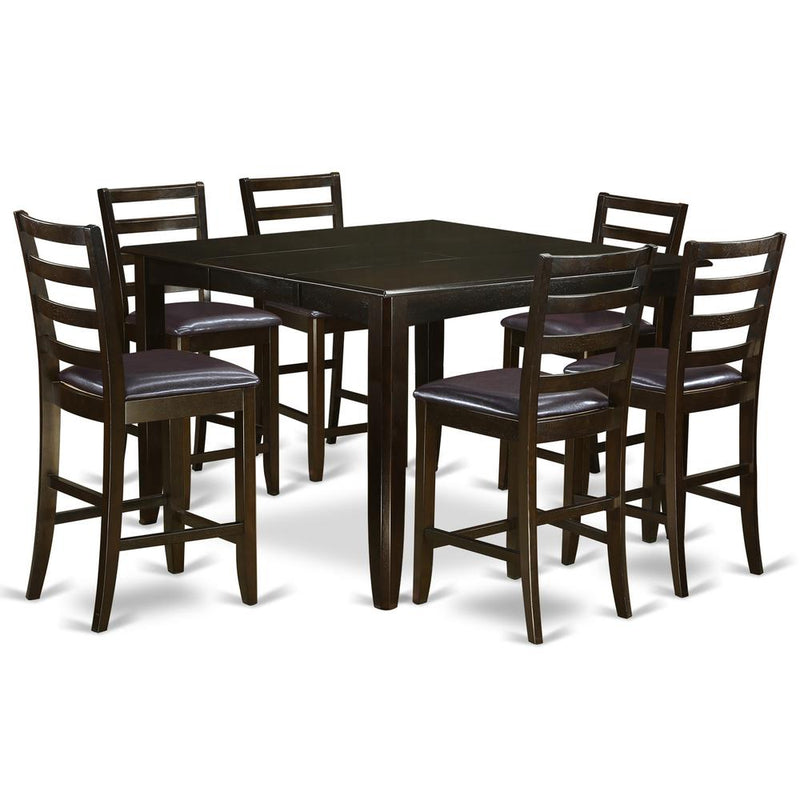 7  Pc  pub  Table  set-  Table  and  6  Kitchen  counter  Chairs