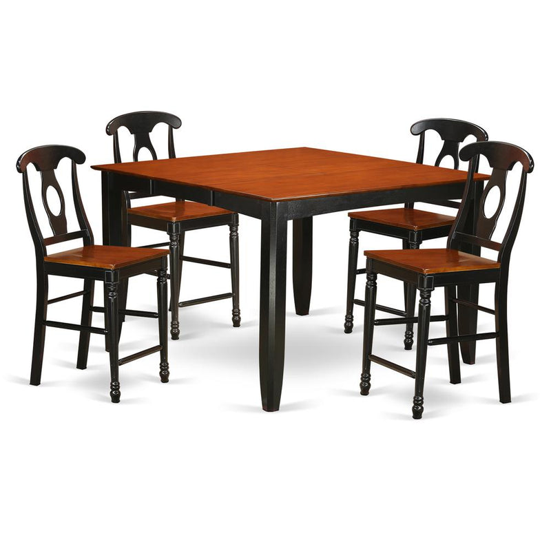 5  Pc  counter  height  Dining  room  set-pub  Table  and  4  Kitchen  Dining  Chairs.