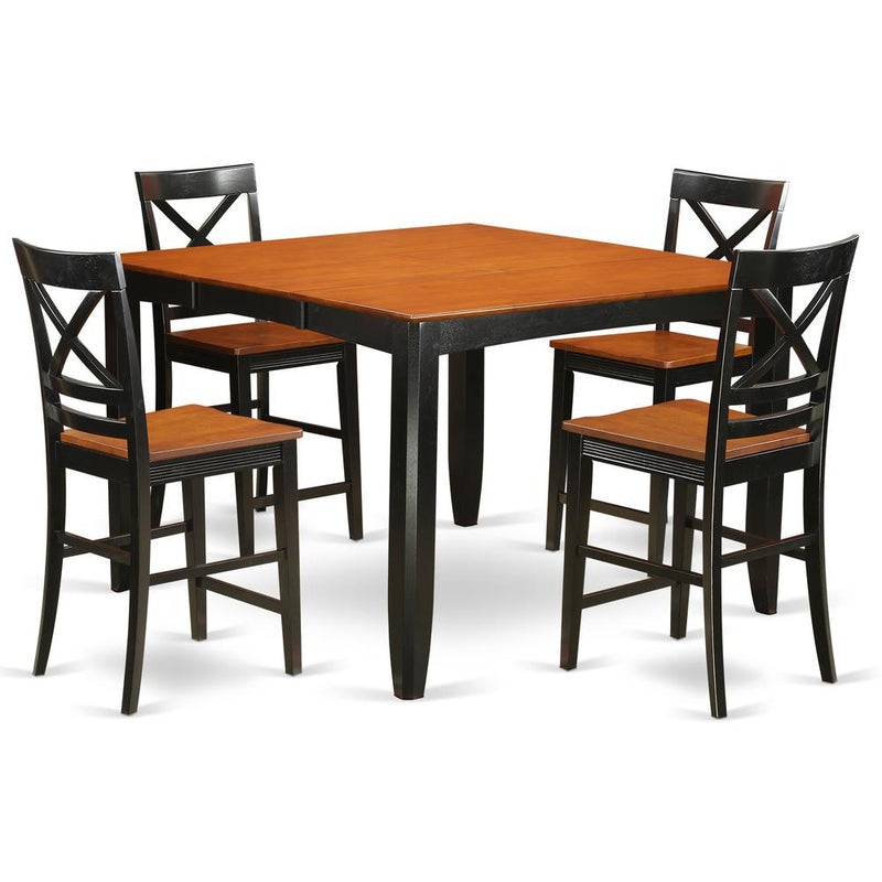 5  Pc  counter  height  Table  and  chair  set  -  Table  and  4  bar  stools.