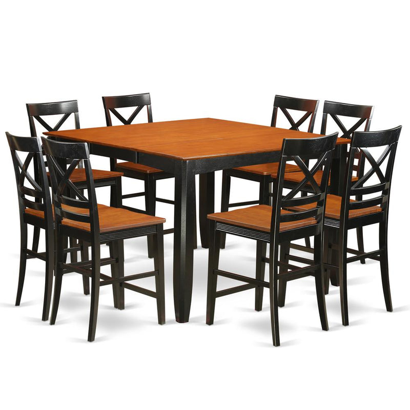 9  Pc  counter  height  Dining  set  -  Kitchen  Table  and  8  bar  stools.