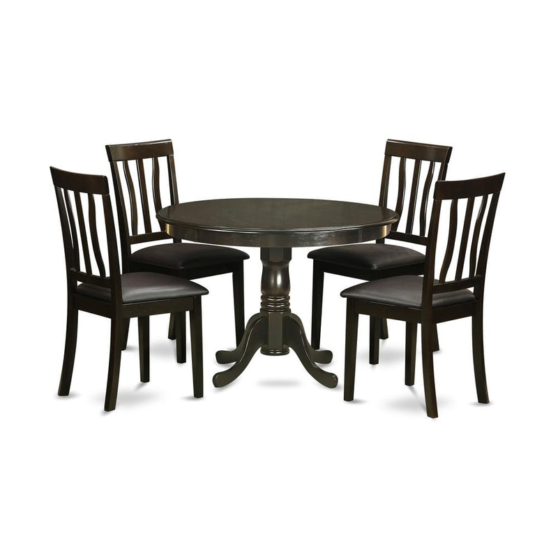 5  Pc  small  Kitchen  Table  and  Chairs  set--small  Kitchen  Table  and  4  dinette  Chairs.