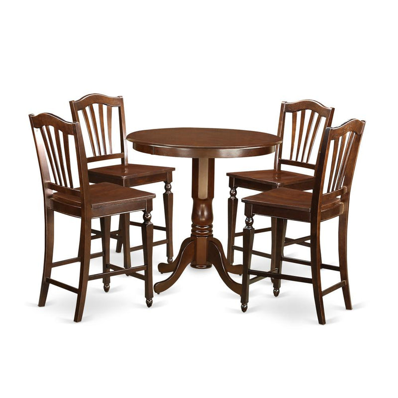 5  Pc  Dining  counter  height  set  -  counter  height  Table  and  4  bar  stools.