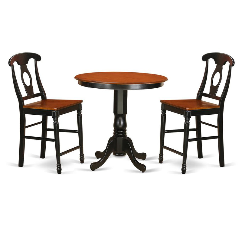 3  Pc  Dining  counter  height  set  -  Dinette  Table  and  2  counter  height  stool.