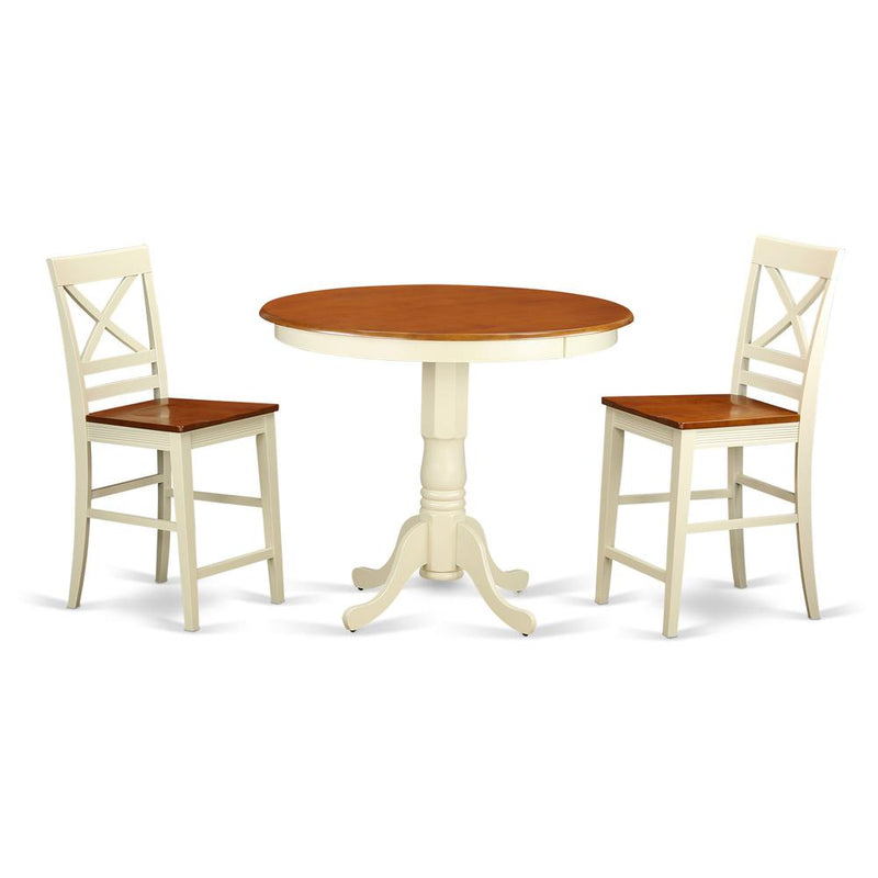 3  Pcpub  Table  set-pub  Table  and  2  Dining  Chairs.