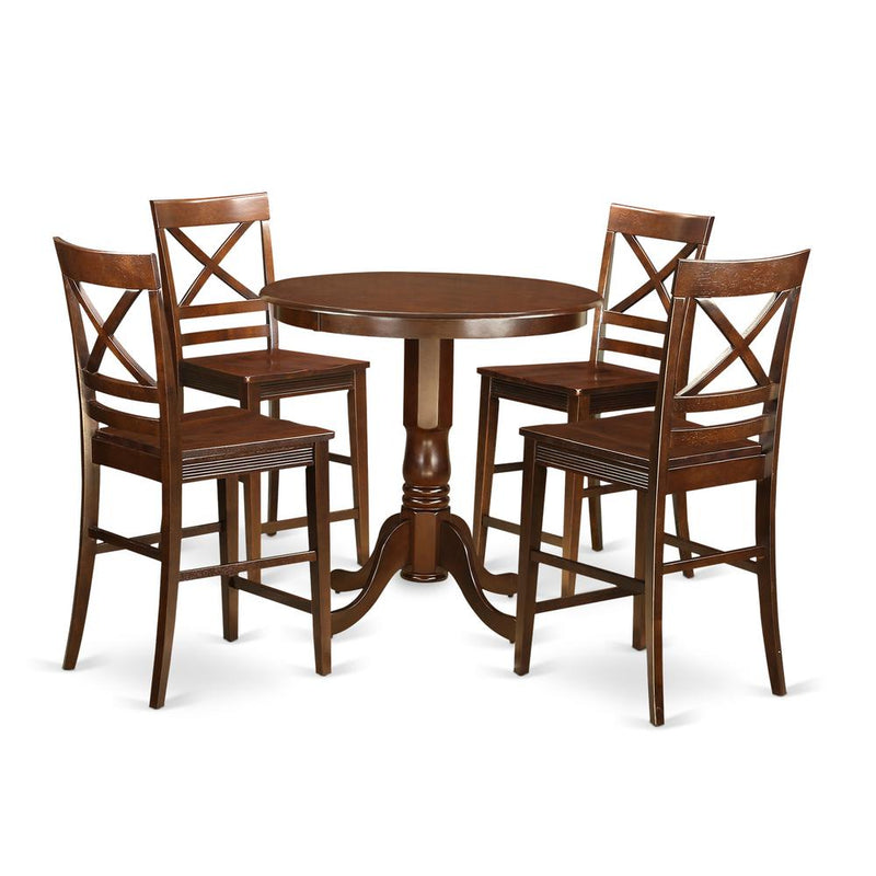 5  PC  counter  height  Dining  room  set-pub  Table  and  4  Dining  Chairs.