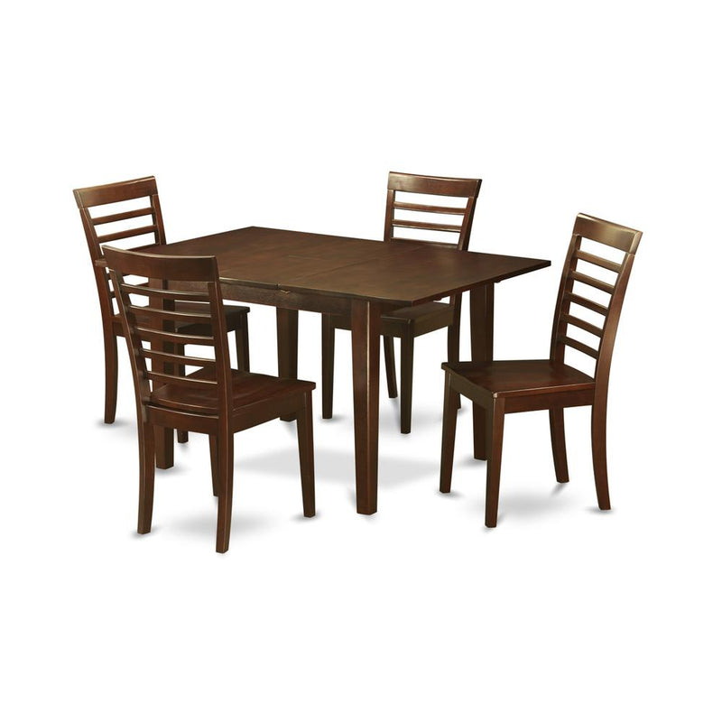 5  Pc  Kitchen  dinette  set-small  Table  and  4  Kitchen  Dining  Chairs