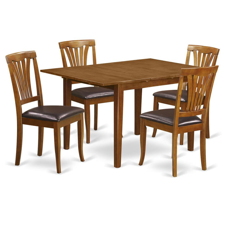 5  Pc  dinette  set-  Tables  for  small  spaces  and  4  Kitchen  Chairs