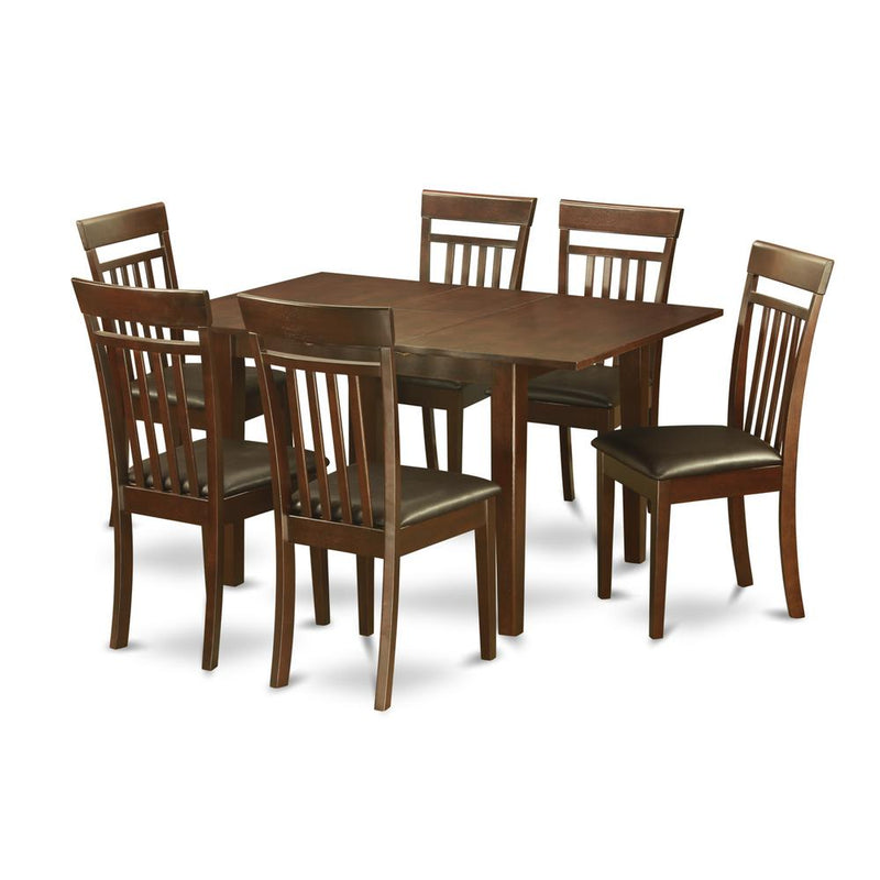 7  Pc  Kitchen  nook  Dining  set-small  Table  and  6  Dining  Chairs