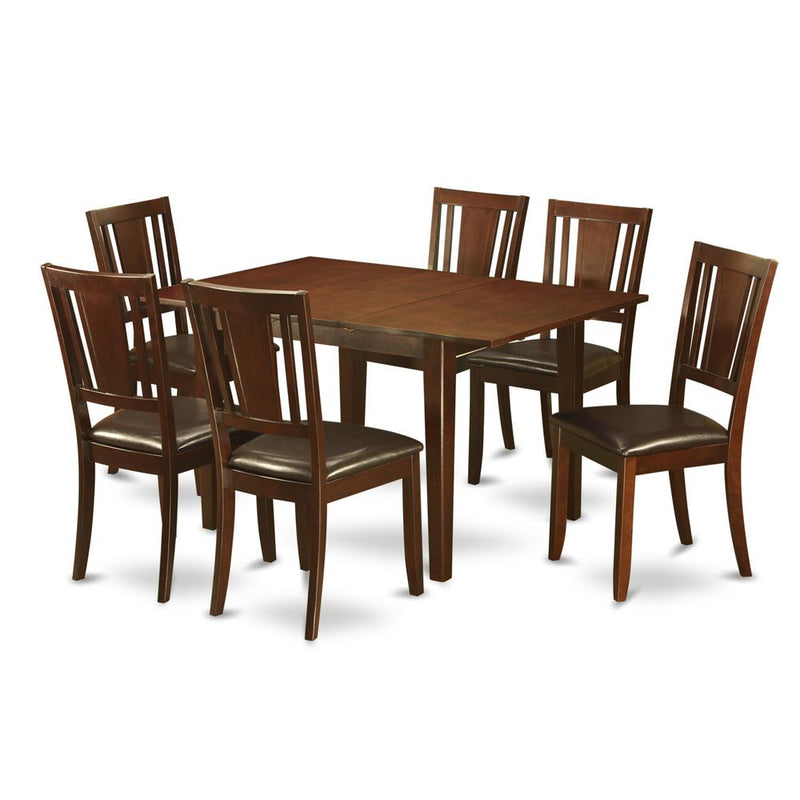 7  Pc  Kitchen  nook  Dining  set-Kitchen  Table  and  6  Dining  Chairs