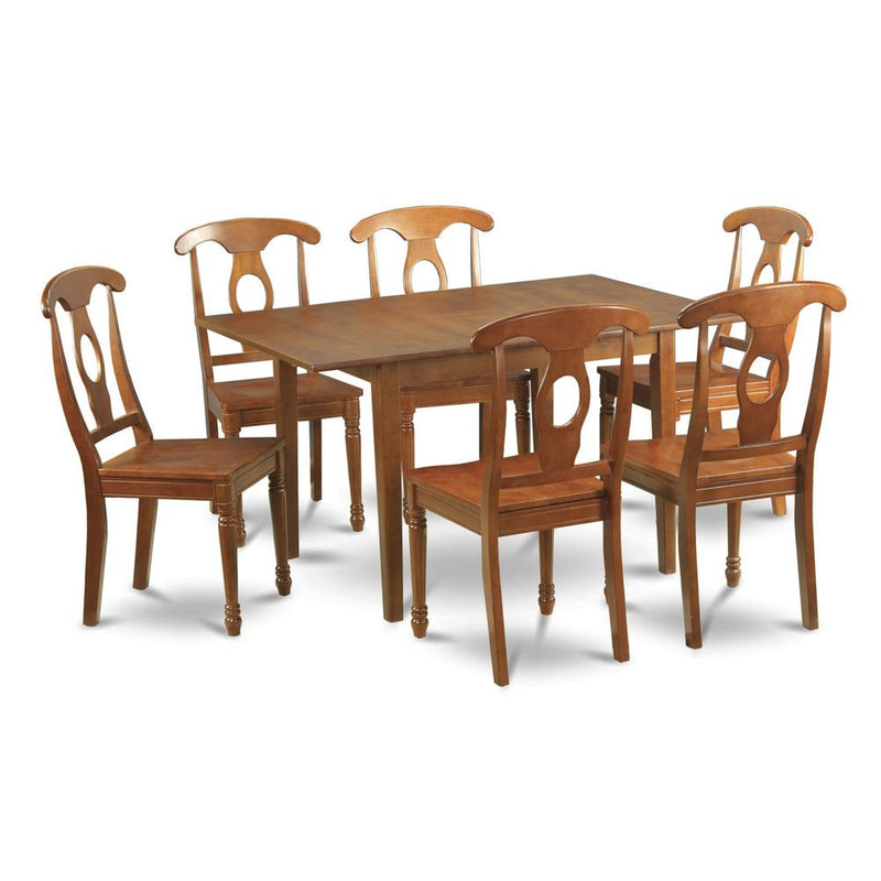 7  Pc  Kitchen  nook  Dining  set-small  Table  and  6  Dining  Chairs