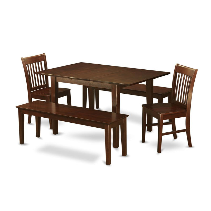 5  Pc  Kitchen  nook  Dining  set-breakfast  nook  and  2  Dining  Chairs  2  Benches