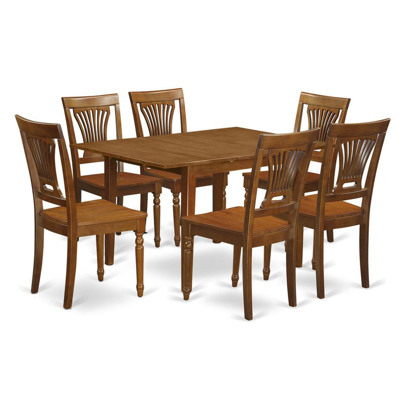 7  Pc  Kitchen  nook  Dining  set-Kitchen  Table  6  Chairs  for  Dining  room