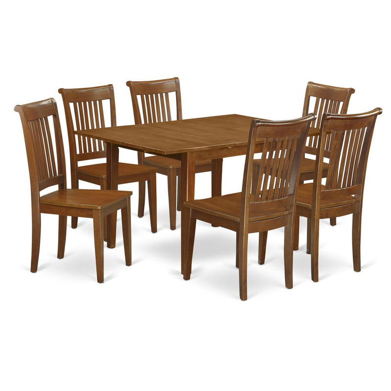 7  Pc  Kitchen  nook  Dining  set-Kitchen  Table  and  6  Dining  Chairs