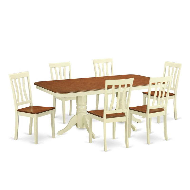 7  Pc  Dining  room  set  -Kitchen  dinette  Table  and  6  Dining  Chairs