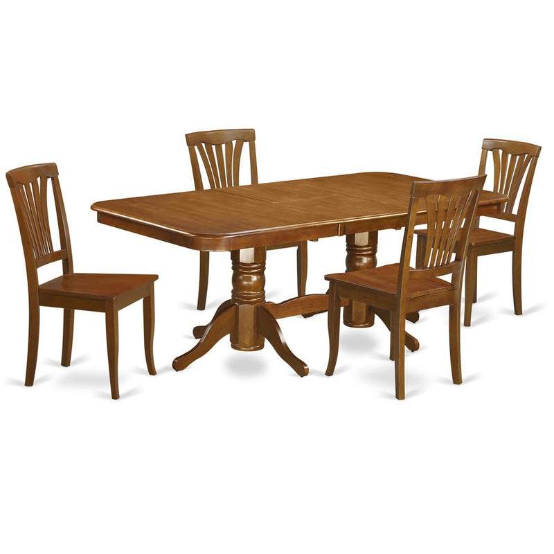 5  Pc  Dining  room  set-Dining  Table  and  4  Kitchen  Dining  Chairs.