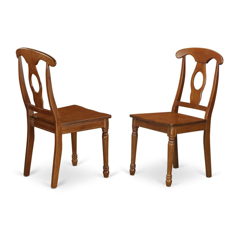 Napoleon  styled  chair  with  wood  seat,  Set  of  2