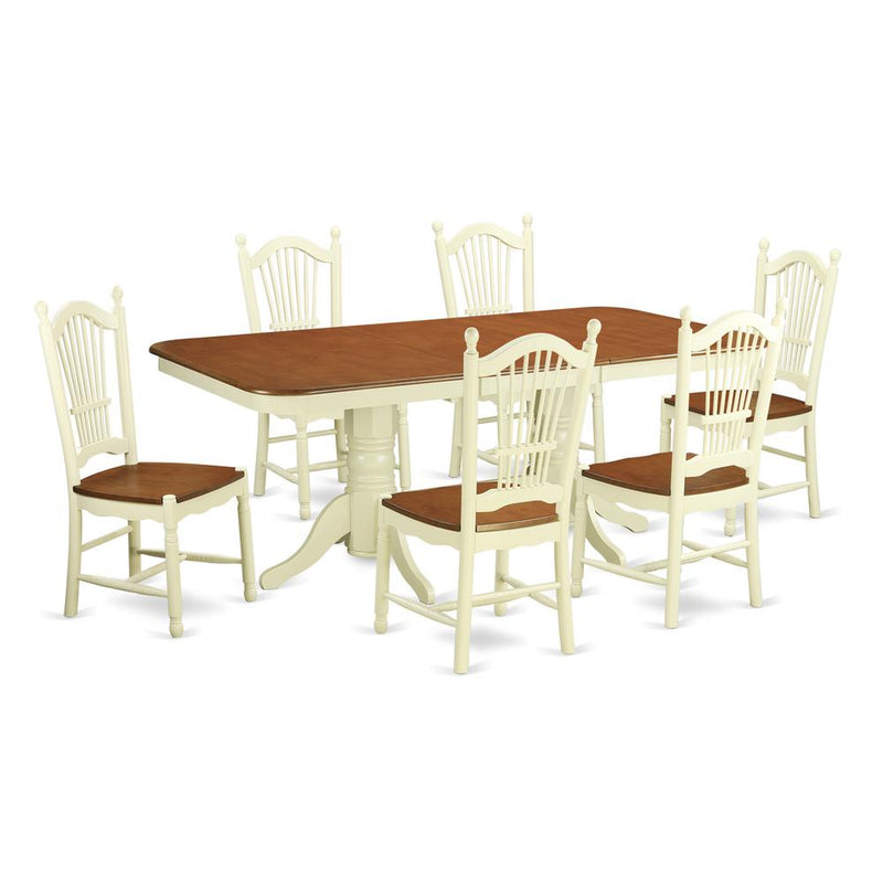 7  Pc  Dining  room  set  -Kitchen  Table  and  6  Dining  Chairs