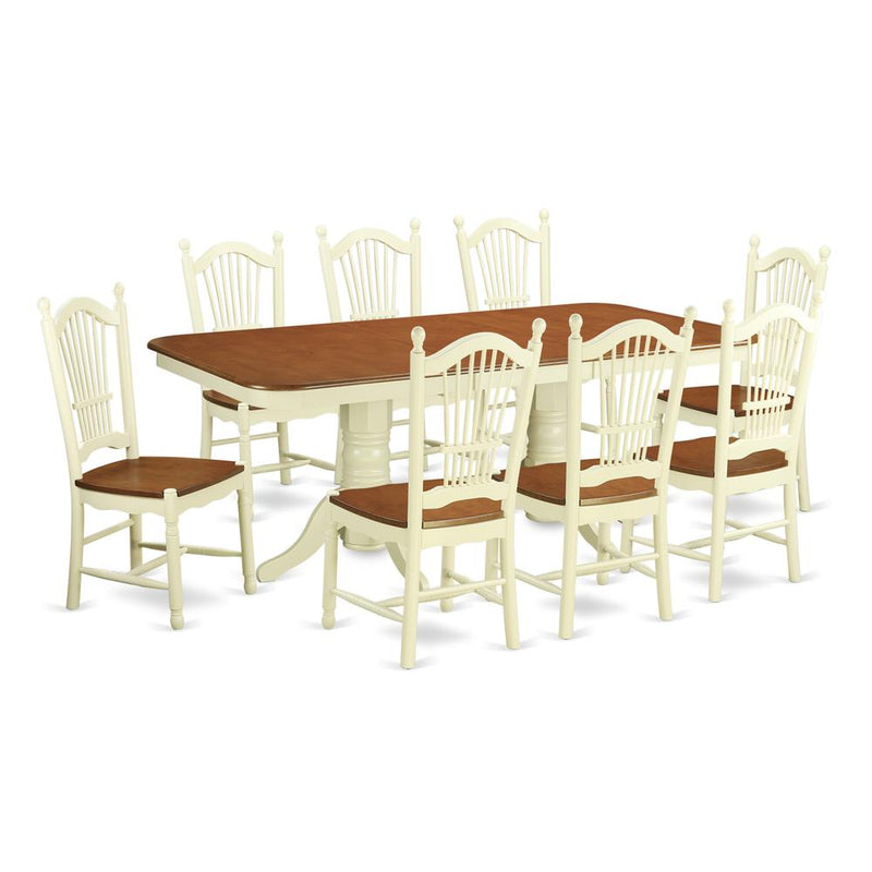 9  PcKitchen  Table  set  -Small  Kitchen  Table  and  8  Dining  Chairs