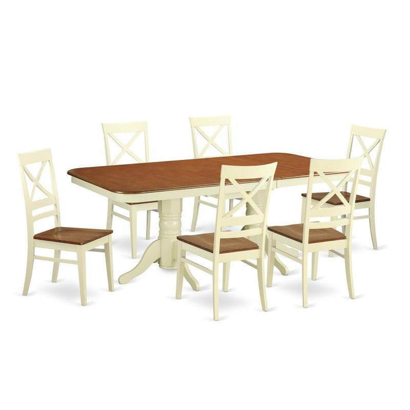 7  Pc  dinette  Table  set  -Table  and  6  Dining  Chairs