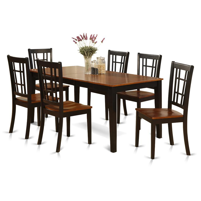 7  Pc  formal  Dining  room  set-Dining  Table  and  6  Chairs  for  Dining  room