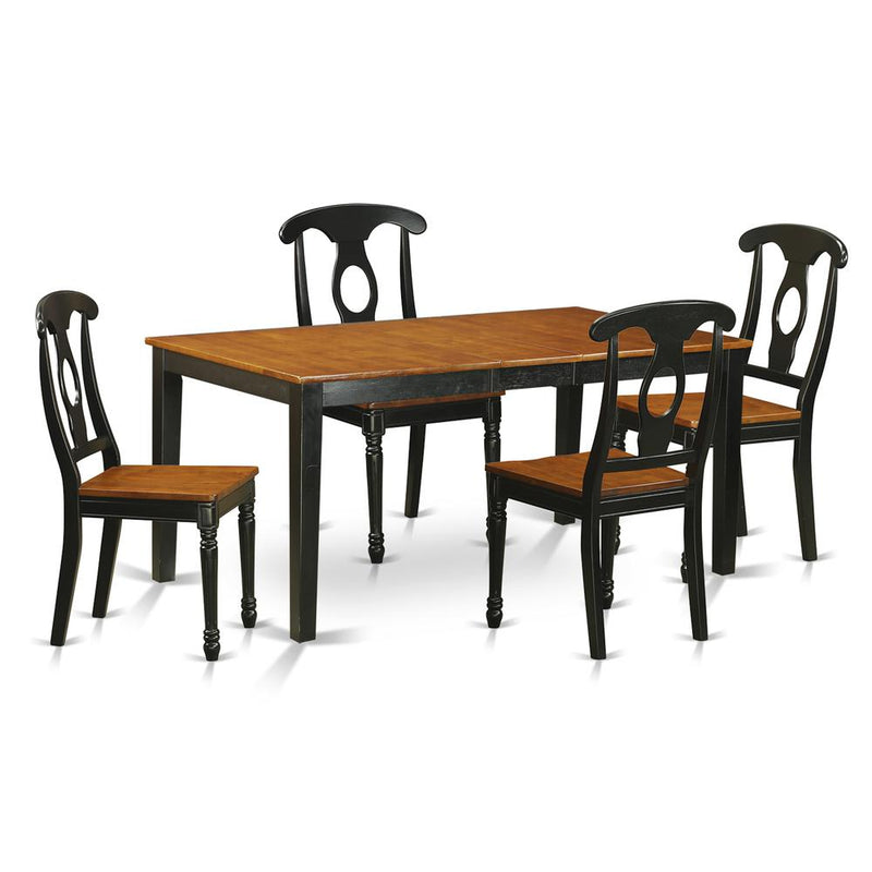 5  PC  Table  set-Dining  Table  and  4  Dining  Chairs