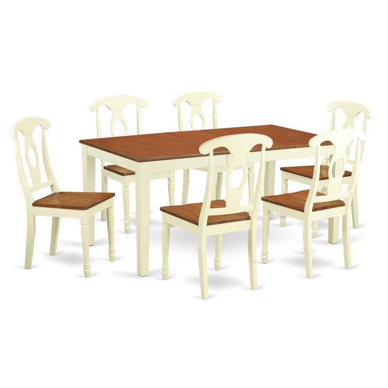 7  PC  Dining  room  sets  -Kitchen  dinette  Table  and  6  Kitchen  Chairs