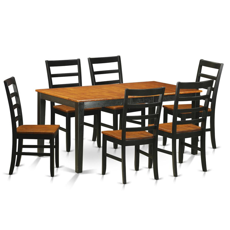 7  PC  Table  set-Dining  Table  and  6  Dining  Chairs